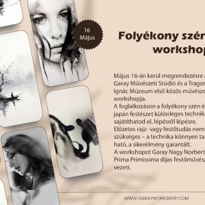 2026 Folyékony szén & japán festészet nyomában - Művészeti Workshop